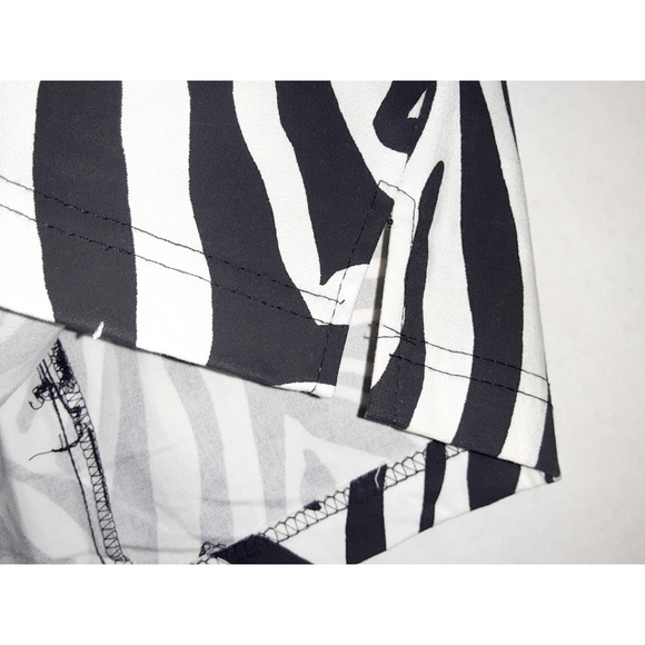 Jane Baar Zebra Print Zip-Back Mini Skirt - Picture 14 of 16